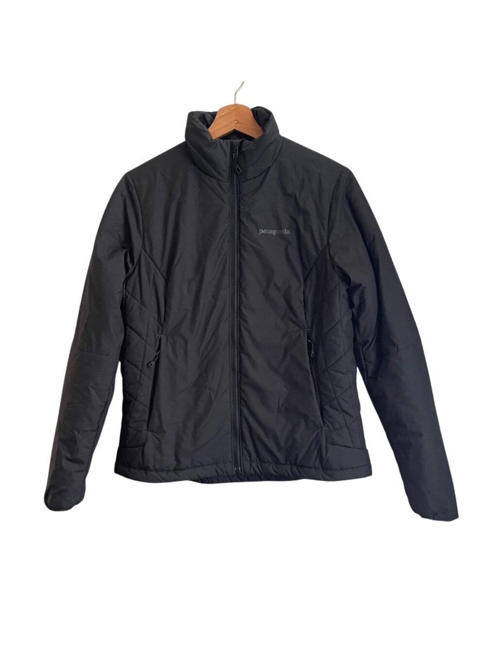 Patagonia Womens Primaloft Insulated Jacket Size S Black Gorpcore Hiking Outdoor